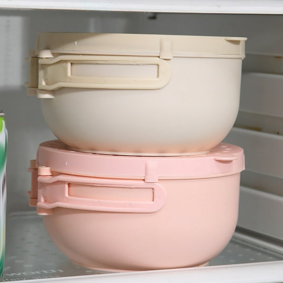 EcoNest Multipurpose Drain With Fine Holes And Handles Fruit Strainer Container With Lid Multifunctional Fruit And Vegetable Washing Bowl For Washing Berry And Vegetables