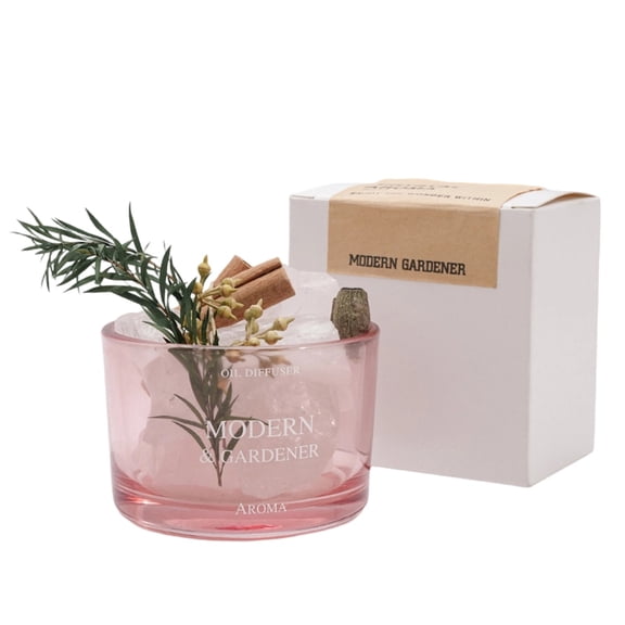 EcoNest Natural Crystal Aromatherapy Passive Home Cordless Waterless Diffuser (without Oils)