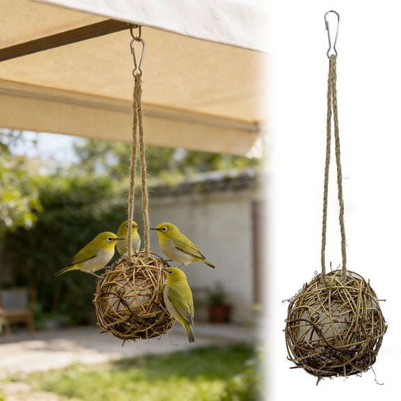 EcoNest Natural Nesting Parrot With For Foraging And Mental Stimulation Interactive Bird Enrichment Activity