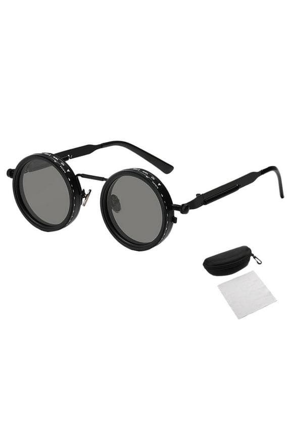 Nd Filter Sunglasses 1–9 Step Manual Shade Control Adjustable Tint Polarized Round Sunglasses With ND9 Stepless Adjustable Sunglasses For Men 1 To 9 Gears Beach Sunglasses