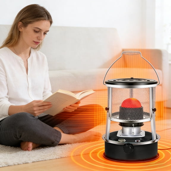 EcoNest Non Heaters For Indoor 2 In 1 Portable Kerosene Heater & Stove Non Indoor Outdoor Heater For Camping Home Garage Ice