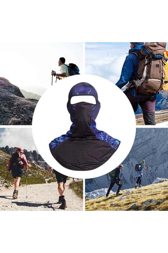 Outdoor Cycling Face Ski Head Full Face Windproof Sun Hood For Women Men Carnival Easter