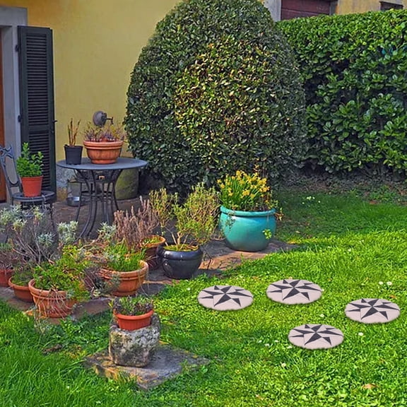 EcoNest Outdoor Decorative Pebbles Stones Resin Garden Rock