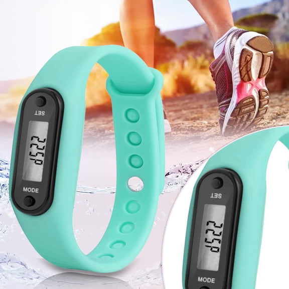 EcoNest Pedometer Watch Electronic Student Watch Silicone Pedometer Children's Sports Step Watch