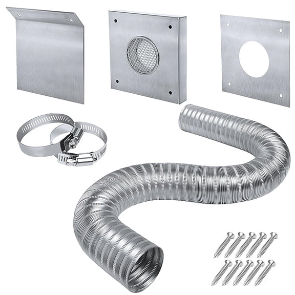 EcoNest Pellet Oven Air Ventilation With Wall Panel Screen For External Air To Pellet Oven Tubes