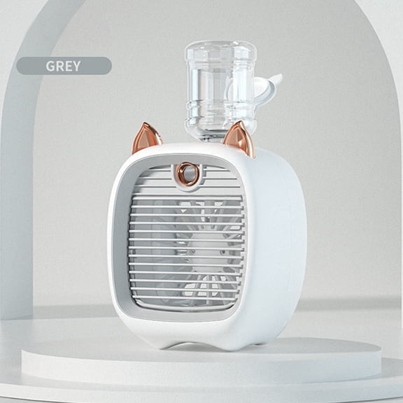 EcoNest Portable Air Conditioner Fan Rechargeable Mini Desktop Air Cooler With 3 Speed Adjustable Air Speed And Humidifier Function Air Conditioner Fan For Office Living Room And Bedroom