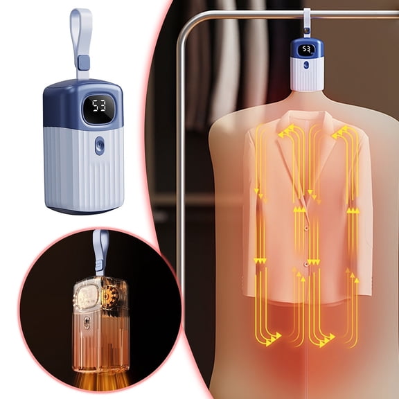 EcoNest Portable Dryer Fast Drying Quiet Mini Compact Dryer Adjustable Timer Foldable Laundry Machine For Apartment RV Travel Dorm Hotel