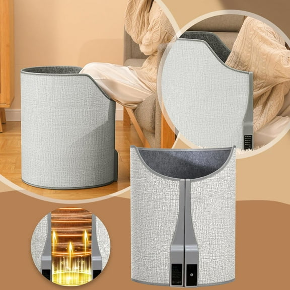 EcoNest Portable Leg Warmer With Soft Blanket Under Desk Leg Foot Knee Heater Small Space Heater Heater Indoor Use For Foot Leg Overheat Easy Setup For Home