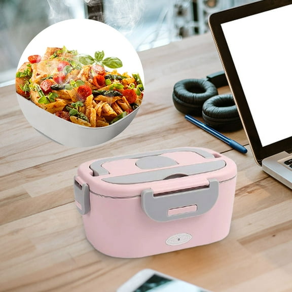EcoNest Portable Lunch Food Warmer Heated Container For Travel Camping Hiking Outdoor Picnic And Home Use With Adjustable Temperature Control And Rechargeable Battery Power
