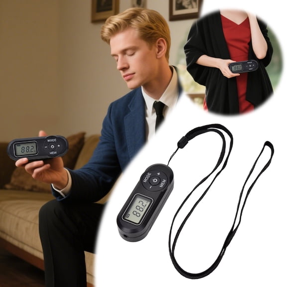 EcoNest Portable Portable FM Digital FM Music Player Small With Headphones Suitable For Walking Jogging And Exercise