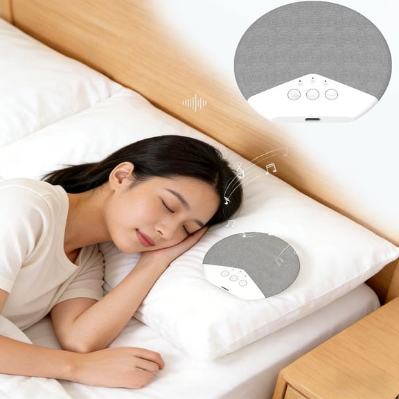 EcoNest Portable Sleep Side Sound Machine For Bedroom Relaxation And Soothing White Noise