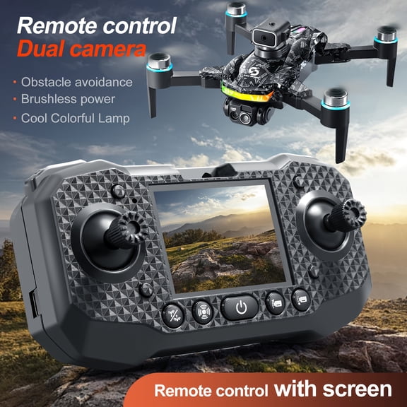 EcoNest RC With Brushless Motor Foldable Design Aerial Photography Smart Obstacle Avoidance Remote Control Flying Machine For Adults Outdoor Adventure