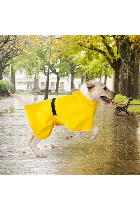 Raincoat Outdoor Poncho With Hood For Rainy Day Walking Reflective Windproof Jacket For Small Medium Large