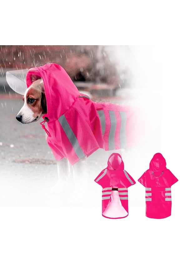 Raincoat With Reflective Strips For Wind And Rain Lightweight Outdoor Jacket For Small Medium Large Suitable For All Types