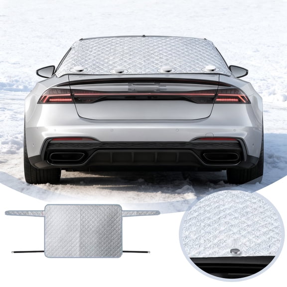 EcoNest Rear Windshield Cover 55 * 31.4 In Windscreen Frost Protector Winter Window Cover Sun Covers Sun Shade Windscreen All Year