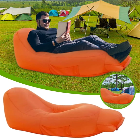 EcoNest Recliner Outdoor Beach Fast Folding Camping Sleeping Inflatable Sofa Proof Air Cushion Portable