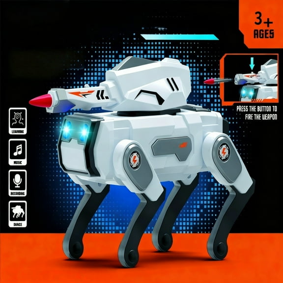EcoNest Remote Control Robot For Kids Smart Puppy With Voice Mimicry Storytelling & Dancing Simulation