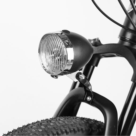 EcoNest Retro Bikes Headlight Rechargeable 3 LED Classic Bikes Light With M Ounting Bracket Stylish Vintage Headlamp For Night Riding And Trips Durable Front Light For Visibility