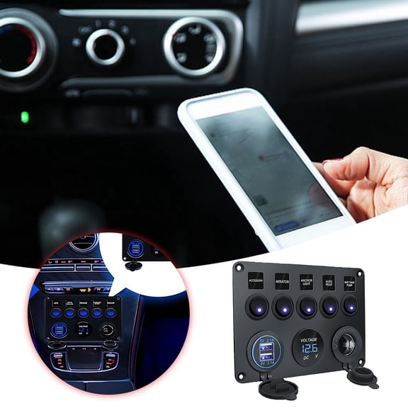 EcoNest Revamp Your Car’s Tech With Advanced USB Multiple Ports & Stylish Finish Every Driver!