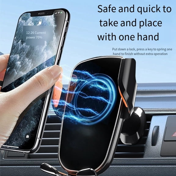 EcoNest Revolutionary Car Phone Holder Wireless Charger: Experience Fast Charging & Ultimate Convenience With 2023 !