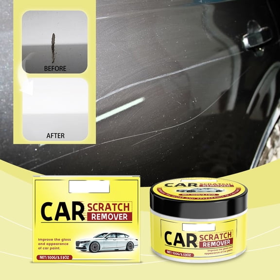 EcoNest Scratch Remover Wax For Cars Swirl Scratch Correction High Gloss Polish Easy Application Car Care Product