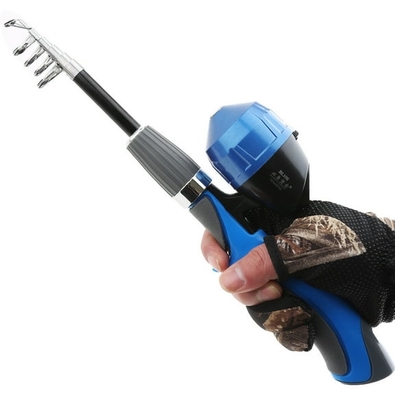 EcoNest Set Kids Fishing Set Portable Telescopic Fishing Rod 6 Beginner Pole With Reel Portable Bag Tackle For Boys Girls Youth Telescopic Rod 1pc