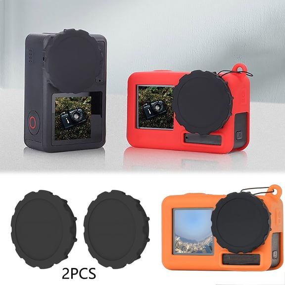 EcoNest Silicone Sleeve For Action 5 PRO/4/3 Camera Lens Protector Cap Guard Superior Camera Cover Accessories.