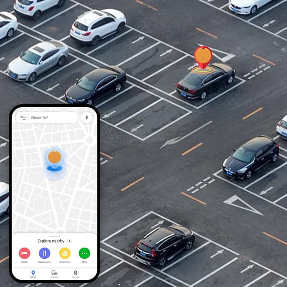 EcoNest Smart 5.0 Lost Round Key Finder With App Support For Keys Bags & More