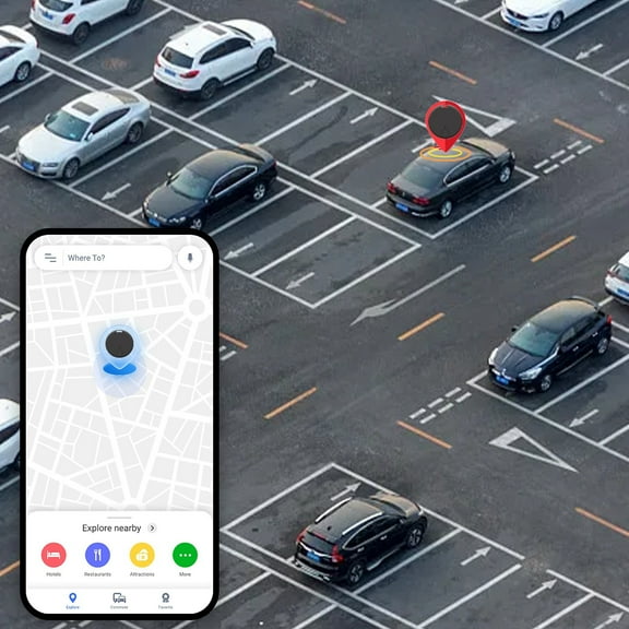 EcoNest Smart 5.0 Lost Round Key Finder With App Support For Keys Bags & More