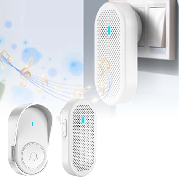 EcoNest Smart Home Wireless Doorbell With Long Range Interference Technology D11 Model For Home And Elderly Care Notification System