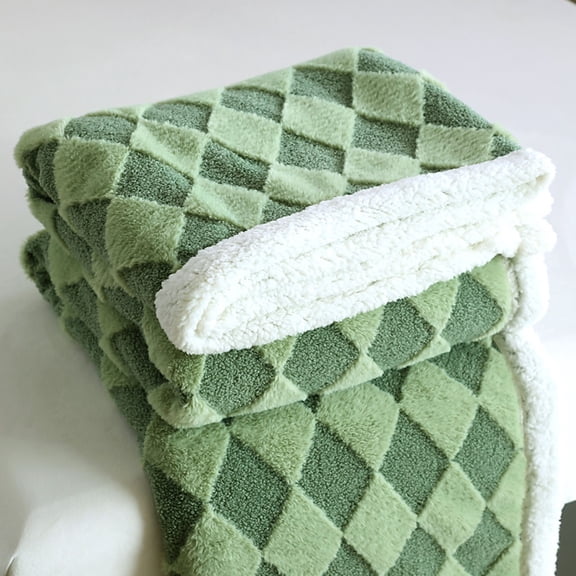 EcoNest Soft Faux Lambswool Fleece Throw Blanket For Bed Couch All Season Comfort Warm Cozy Decorative Home Living Room 100x150cm