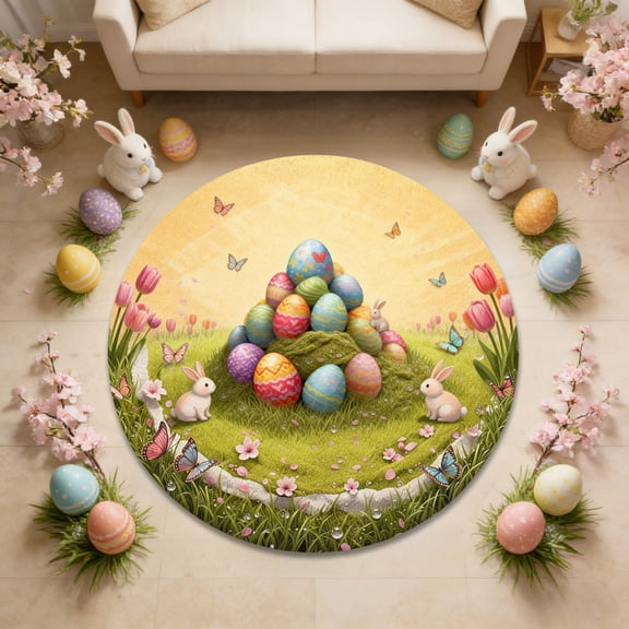 EcoNest Soft Shaggy Area Rug Floor Carpet For Living Room Bedroom Home