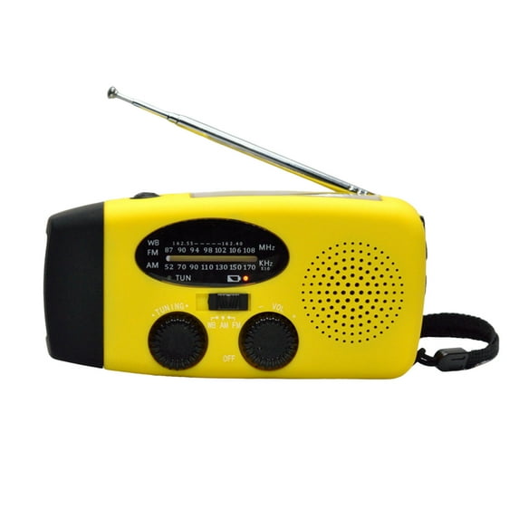 EcoNest Solar Radio Am/FM Radio Emergency Solar With Crank Mobile Power ...