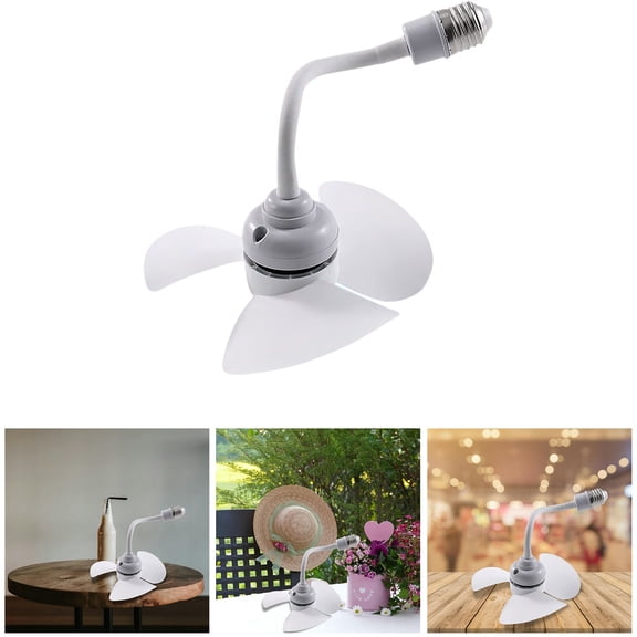 EcoNest Spiral Mini Ceiling Fan Removable Silent Fan Scene Circulating Fan For Home Kitchen Bedroom
