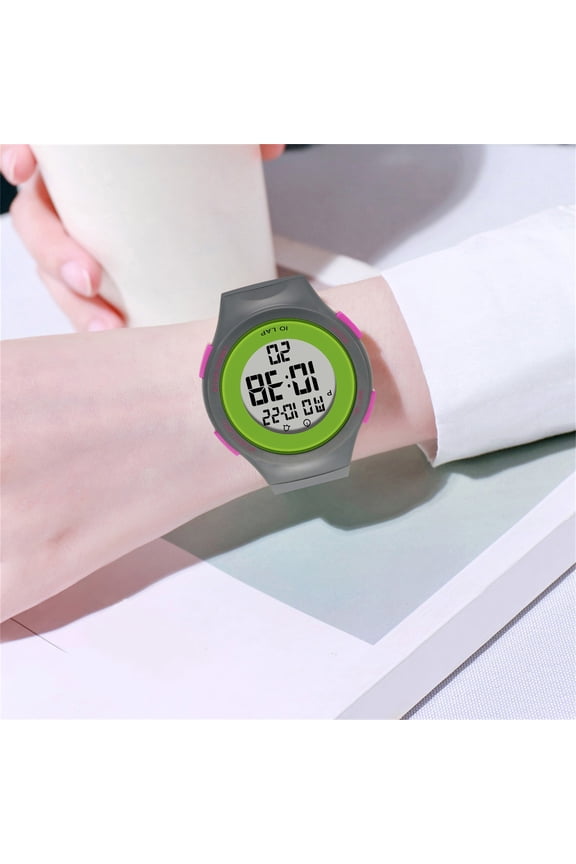 Sports Digital Watch, Waterproof-, Suitable For Both Men And Women, Outdoor LED Electric Watch With Luminous Alarm Clock And Stopwatch.