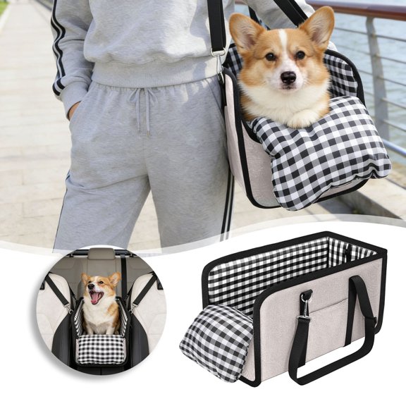 EcoNest Sturdy Console For Small Breeds With Slip Base And Headrest Portable Seat