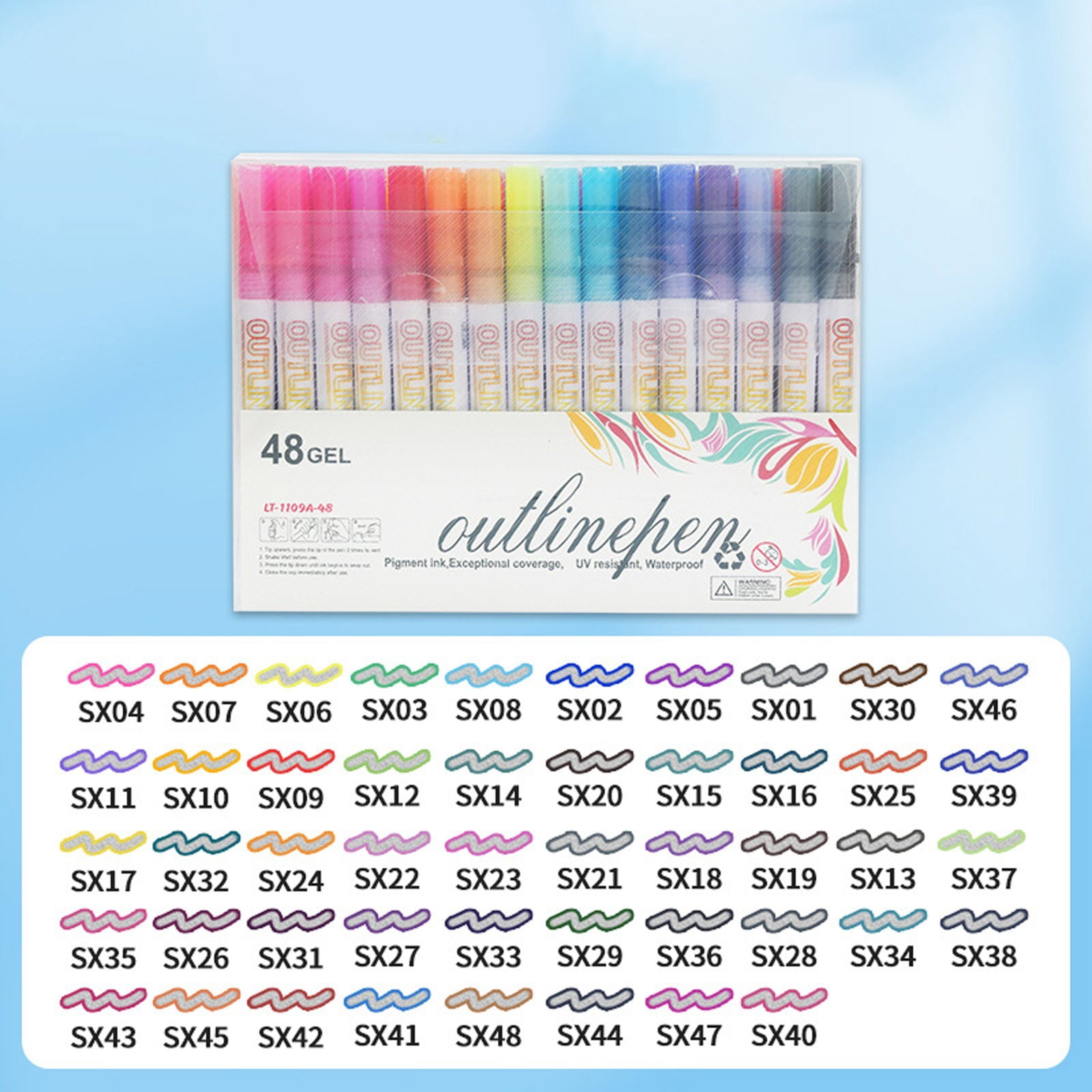 EcoNest Tip Outline Marker For Precision Line Work And Color Coding ...