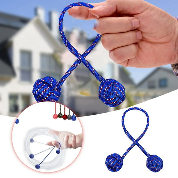 EcoNest Two Beads And One Rope Baole Beads Fingertip Finger Decompression And Decompression Toys Fingertip Skill Toys Fingertip Toys Beginner Beads Portable