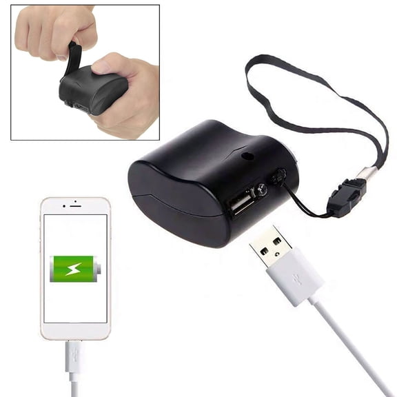 EcoNest USB Hand Crank Charger Generator Dynamo Mobile Emergency Phone Charger