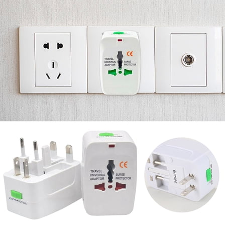 EcoNest Universal Worldwide Adapter Socket UK EU Plug Adaptor Travel Wall AC Power Option