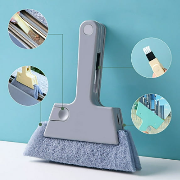 EcoNest Window Track Cleaner Window Cleaning Brush Tool Set Handheld ...
