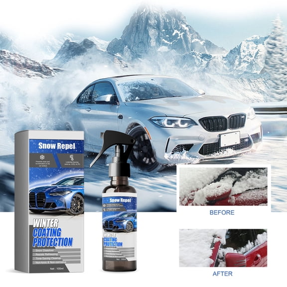 EcoNest Winter Coating Melting Spray Automobile Windshield Fast Melting Defrosting Vehicle Deicing Agent 100ml