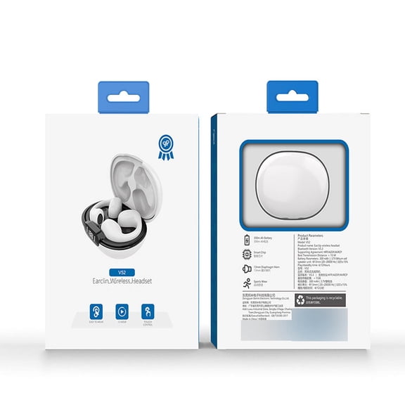 EcoNest Wireless Bone Conduction Headphones Open Ear Sport Gaming Headset With 5H Type C Charging IP54 AAC For Running Workout