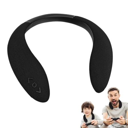 EcoNest Wireless Wearable Speaker Neck Speakers Wireless U Portable Wireless Neck Speaker Built In Mic For Home And Outdoors