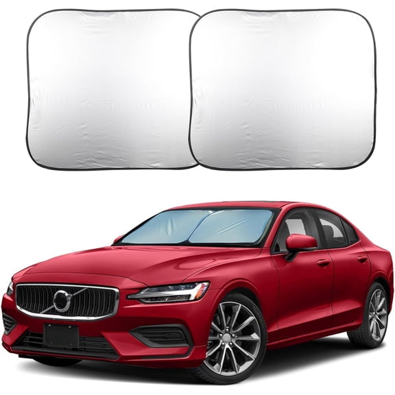 EcoNour Auto Shields Sun Shade | Foldable Screen Reflects Heat & UV Rays | Medium (28 x 31 inches)