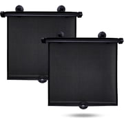 EcoNour Car Rear Side Window Sunshade 18x20 UV Heat Protection 2 Pack