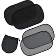 thumbnail image 1 of EcoNour Car Window Sunshade for Baby 4 Pack, UV Heat Protection, Side Window Shades for Kids 20x12, 1 of 9