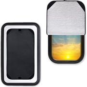 EcoNour RV Window Shade 16x25, Foldable Trailer & Camper Sunshade, UV Protection Door Window Cover & Skylight Blind