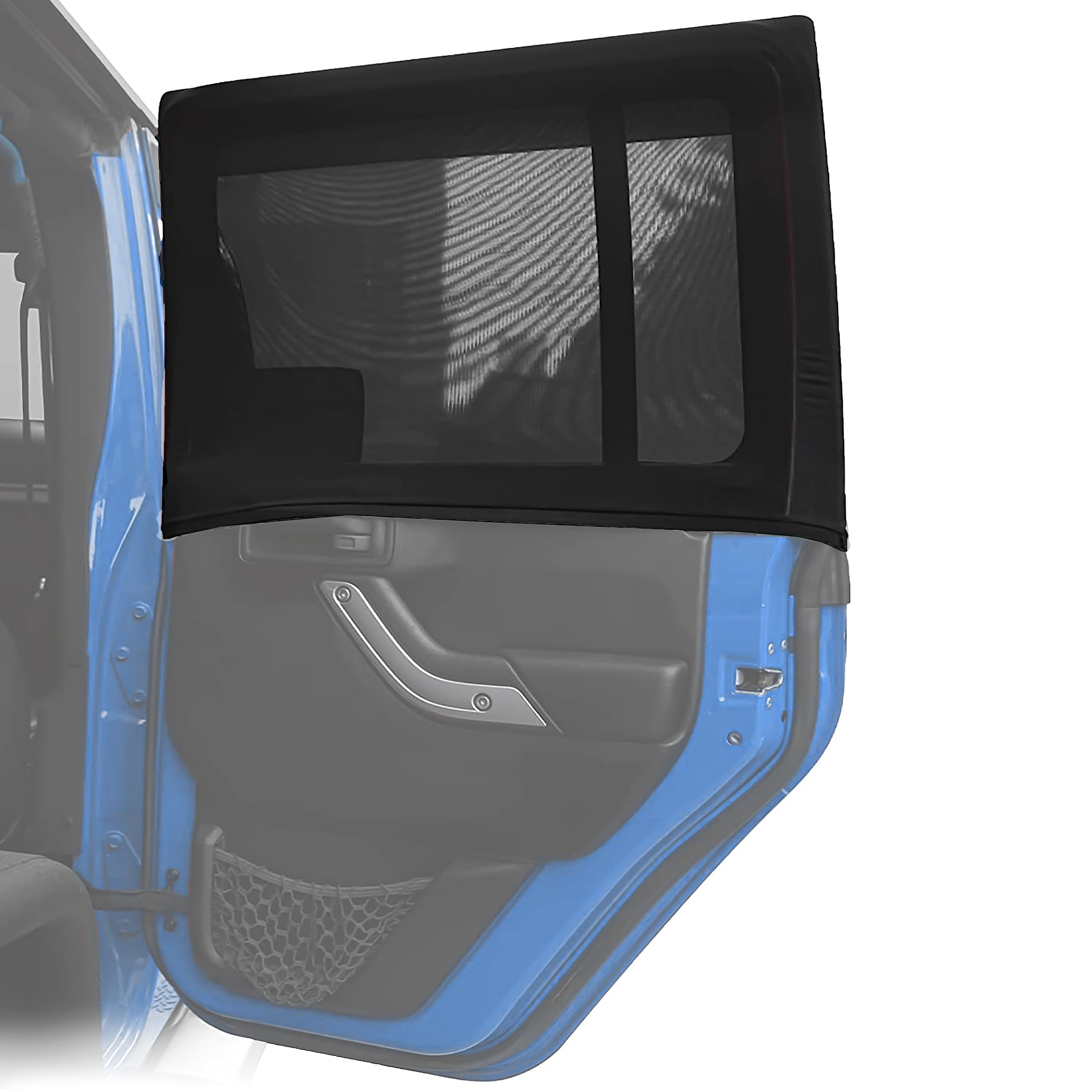 EcoNour Rear Shade SSF20 for Jeep Wrangler | Mesh Screen for Camping ...