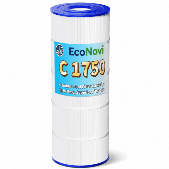 EcoNovi Pool Filter Cartridge Compatible with Hayward Star-Clear Plus C1750 C1900, Replacement for CX1750RE, CX1900RE, PA175, Unicel C-8417 C-8420